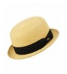 Summer Bowler Hat - NATRUAL - CB12GXQBASB