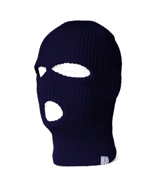 Navy Three Holed Ski Mask - C9112FQEFEV