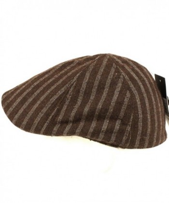 Wool Pinstripe Panel Duck Hat