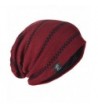 Wimdream Slouchy Beanie Hat For Men Summer Skull Caps Oversized B734 - Claret - CR185GXG4R9