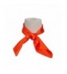 Women's Fashion Soft Satin Square Scarf Set Head Neck Multiuse Solid Colors Available - Orange - C012IOA9QPD