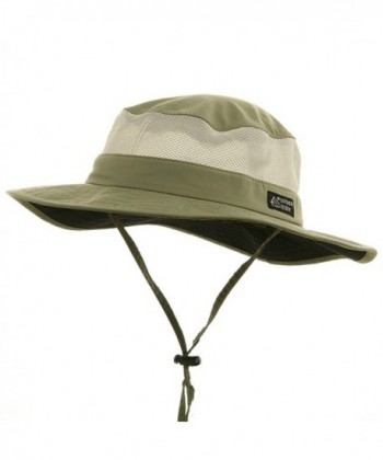 UPF 50+ Explorer Mesh Outdoor Hat - Khaki - CX114F3AHSJ