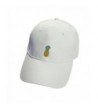 OVERMAL Unisex Pineapple Hats Hip-Hop Adjustable Peaked Hat Casual Baseball Cap - White - CN1853CT7CC