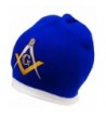 Buy Caps and Hats Masonic Winter Skull Cap Beanie Freemason Mens Blue - C0120LVY3GB