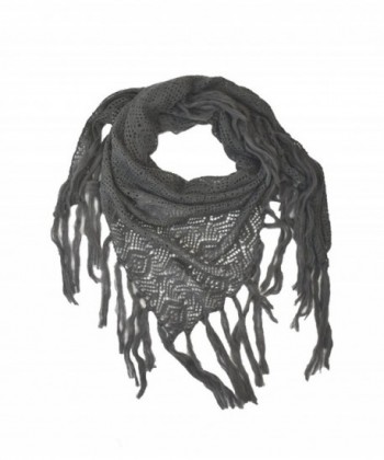 Modadorn Knitting Pattern Triangle Charcoal in Fashion Scarves