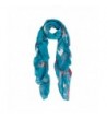 Premium Giraffe Animal Print Scarf - Different Colors Available - Teal Blue - C111G45P1T7
