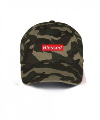 Blessed Supreme Dad Hat Baseball Cap Unstructured New - Camo - C8182WT98H4