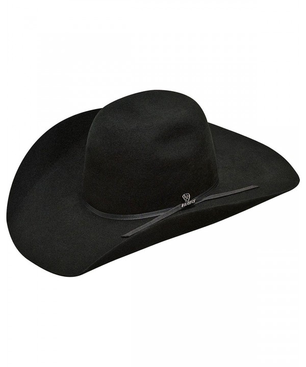 Ariat Men's Wool 2 Cord Band Hat - Black - CZ17YQSXQK7