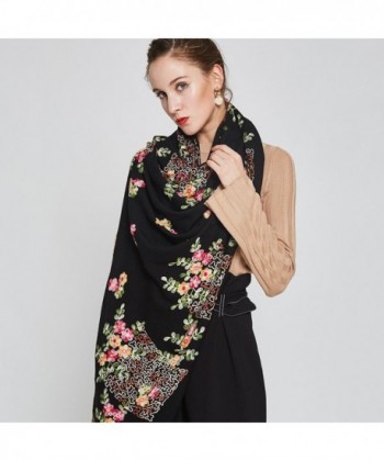 DANA XU Embroidery Pashmina Shawls