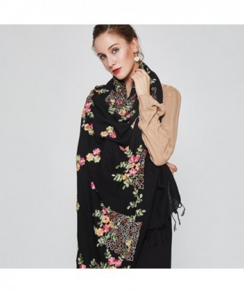 DANA XU Embroidery Pashmina Shawls in Wraps & Pashminas