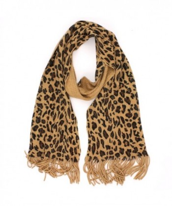 Croft & Barrow Sparkling Leopard Print Scarf for Women - Brown - C411HKB4G31