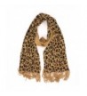 Croft & Barrow Sparkling Leopard Print Scarf for Women - Brown - C411HKB4G31