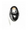 Sophia 2 Tone Leopard Fur Infinity Scarf - Black - CD11BN2KFNN