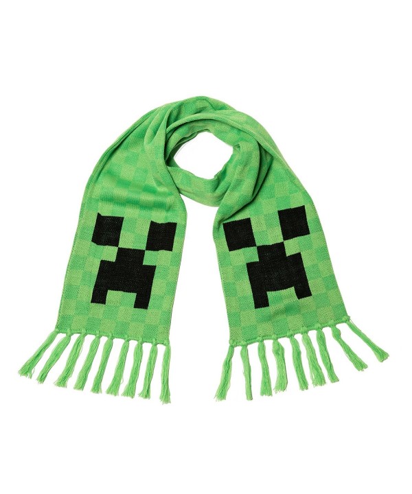 Minecraft Creeper Face Knit Scarf - CB12NUEUT3B