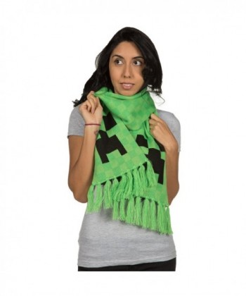 JINX Minecraft Creeper Fringed Scarf in Fashion Scarves