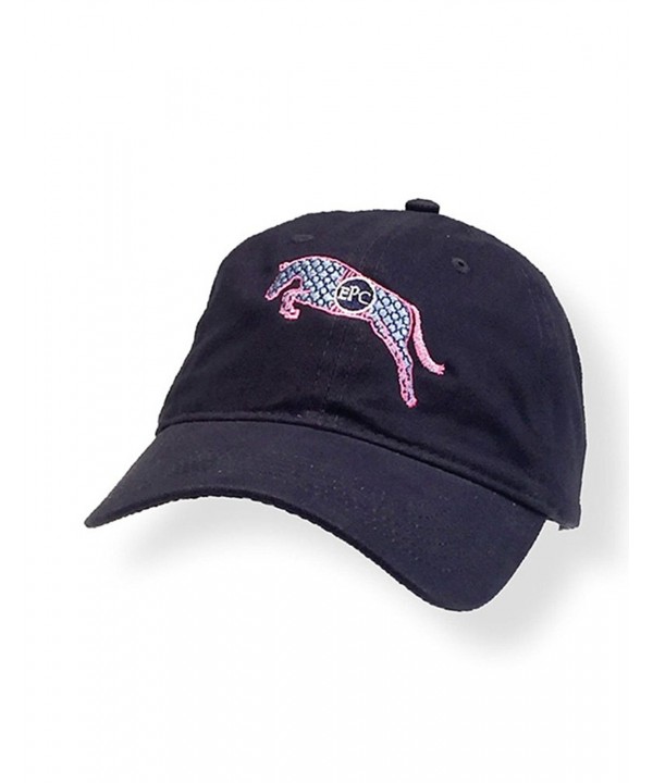 TurnipTruckDesigns Preppy Jumping Horse Cap- Navy - CK17YCKK6HA