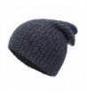 Simplicity Men / Women's Thick Stretchy Knit Slouchy Skull Cap Beanie - Black 2 - CA12MYKM8G0