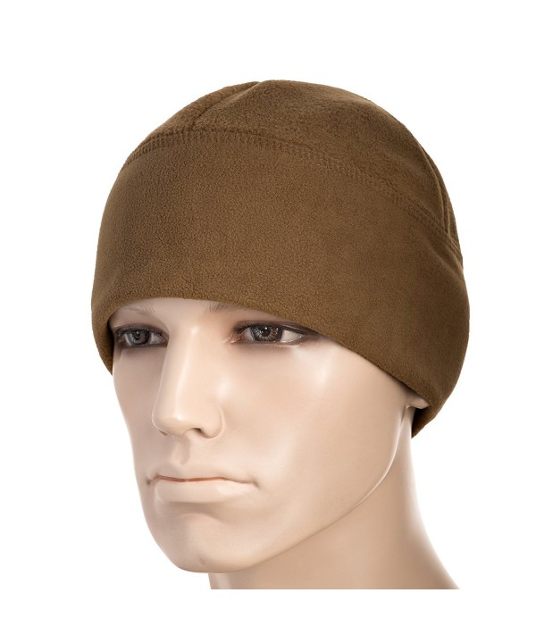 M-Tac Winter Hat Windproof Fleece 380 Mens Watch Cap Military Skull Cap Beanie - Coyote Brown - CQ189UQGSW2