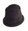 Scala Quilted Rain Bucket Hat - Chocolate - C211GDSIQN3