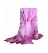 MEYKISS Women's Butterfly Print Light Sheer Voile Scarves Wrap Shawl - Bird Purple - C917Y4XC507