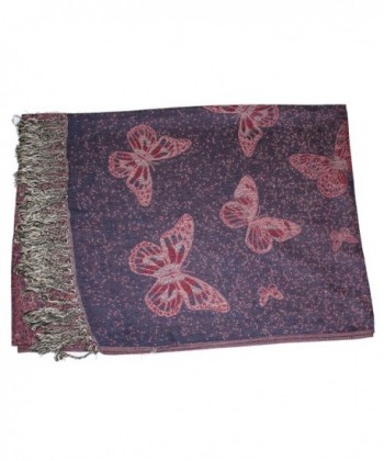 Ted Jack Butterfly Patterned Reversible in Fashion Scarves