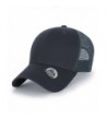 ililily Extra Big Size Adjustable Mesh Back Curved Baseball Cap Trucker Hat - Charcoal - CS12D65N973