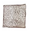 Brown Leopard Printed Small Square