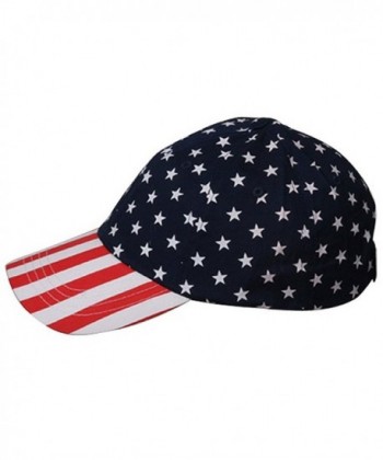 MG Flag Caps Navy Red Pinstripe in Men's Baseball Caps