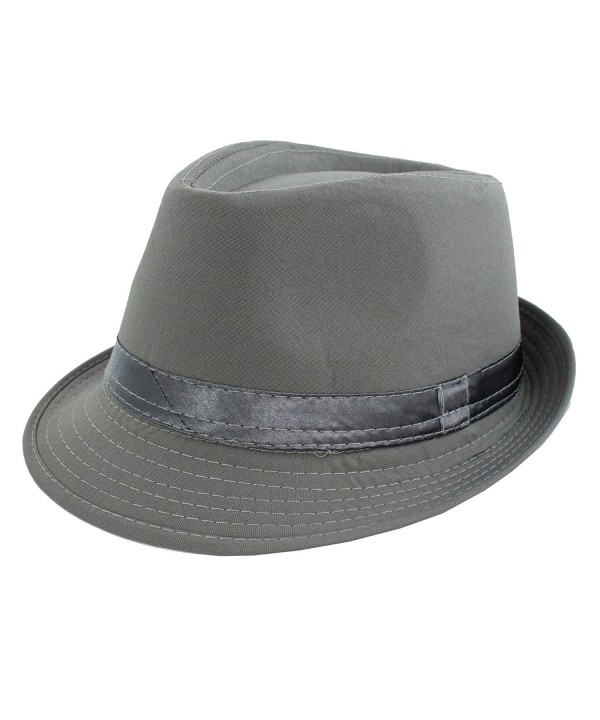 Faddism Fashion Fedora Hat in Navy Beige 
