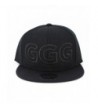 GGG BLACK ON BLACK FLAT SIX PANEL PRO STYLE SNAPBACK HAT 1965 - C1185GZHSQT