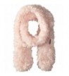 Muk Luks Women's Rustic Romance Long Skinny Scarf-Fuzzy - Light Pink - C312F6B23HH