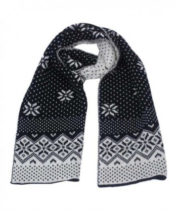 Elaco Christmas Snowflake Scarf Winter in Fashion Scarves