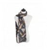 Elegant Womens Feather Print Fashion in Fashion Scarves