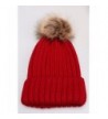 Detachable Fur Pom Beanie M30 in Women's Skullies & Beanies