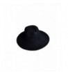 ByTheR Men's Fashion ByTheR Noir Wool Felt hat Chic Black Urban Fedora - Black - C81296LK9ER