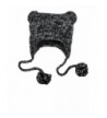 Joe's USA Hand Knit Cat Eared Beanies in 4 purr-fect colors - Black - CA11Q5OHL13