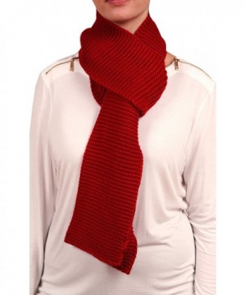 Love Lakeside Textured Lightweight Cranberry in Fashion Scarves