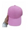 Voberry Men Womens Cotton Baseball Cap Boys Girls Snapback Hip Hop Flat Hat - Hot Pink - CF12H91PKSB