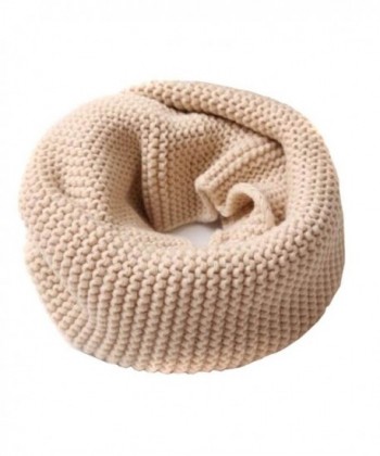 1PCS Winter Warm Knitted Thicken Neckerchief -Neck Warmer Scarf Soft Shawl - Off-white - CW186LMQWMR