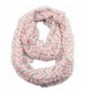 MerryDay Soft Multicolor Sheer Infinity Scarf - Pink/Grey/White - CC12BOLF86B