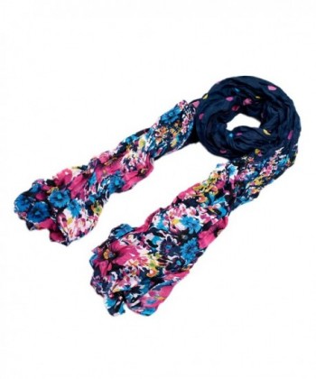 Premium Polka Flower Print Scarf