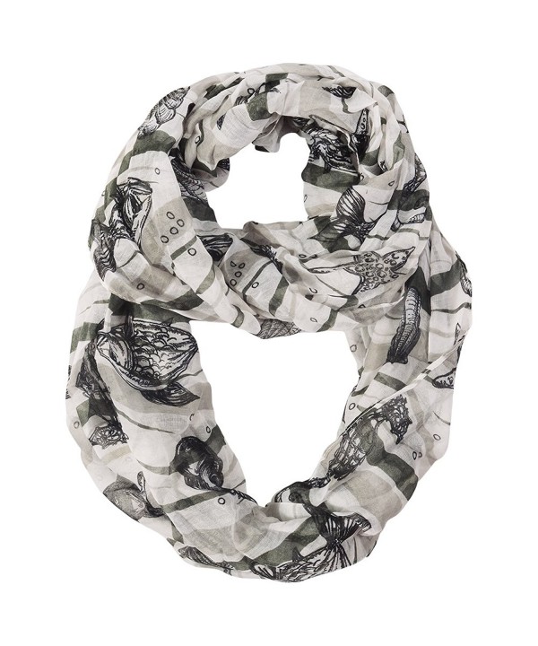 Lightweight infinity scarf oceanic print - Multi Color 5 - C317AAQX9EE