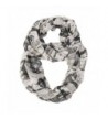 Lightweight infinity scarf oceanic print