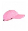 Ted and Jack Oceanside Solid Color Adjustable Baseball Cap - Pale Pink - CU12DVYZ427