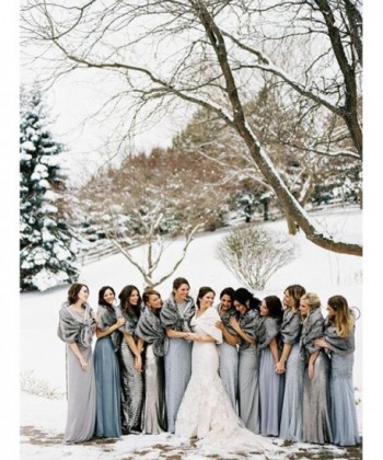 Dressart Womens Wedding Bridesmaid Cloak