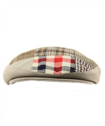 Cotton Plaids Houndstooth Driver Hat in Men's Newsboy Caps