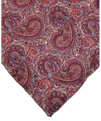 Paisley Raspberry White Silk Wild