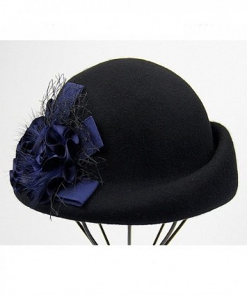 Maitose Womens Flower Beret Black in Women's Berets