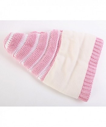 Connectyle Womens Stripe Beanie Fleece