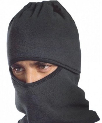 Andyshi Winter Fleece Hood Snood Beret Balaclava Neck Ski Hat Scarf Mask - Black - CG11RLDK6E1